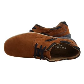 KOMODO Casual men's shoes 861L DK.Camel brown 5