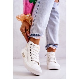Classic High-top Sneakers Big Star JJ274379 White 2