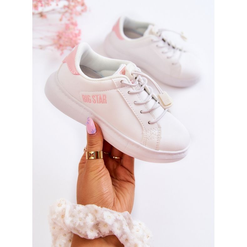 Children's sports shoes Big Star JJ374068 White and Pink 1