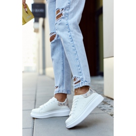 FE1 Classic Women's Sports Shoes White and Beige Meleris 2