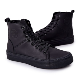 Men's High-top Sneakers Big Star II174048 Black 2