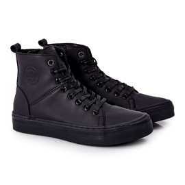 Men's High-top Sneakers Big Star II174048 Black 3 Men's High-top Sneakers Big Star II174048 Black 3