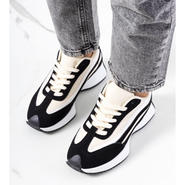 Black Hofste women's sneakers beige 1