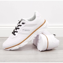 Casual sports shoes Bugatti M JJ153186 white 2