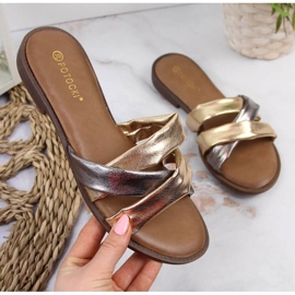 Potocki slippers WOL72 gold golden 1
