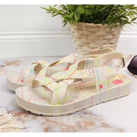 Zaxy W INT1709 beige rubber sandals 2