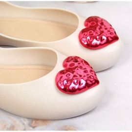 Meliski ballerinas with heart Zaxy W INT1711A beige 2