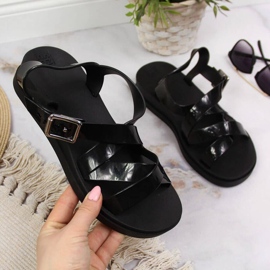 Zaxy W INT1714 rubber sandals black 1