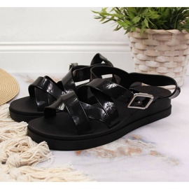 Zaxy W INT1714 rubber sandals black 2
