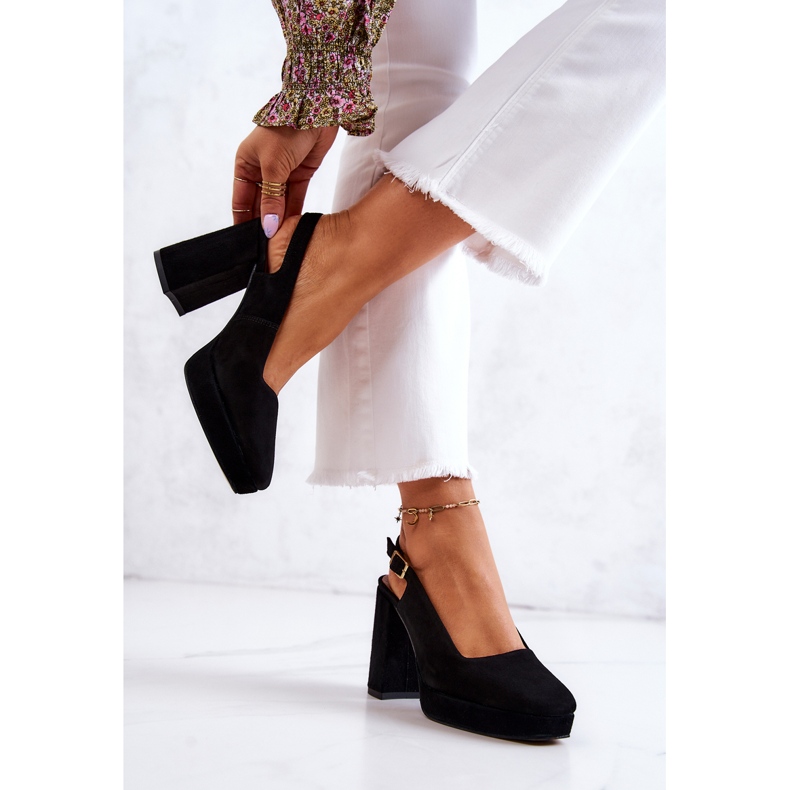 Suede pumps Maciejka 05441-01 Black 2