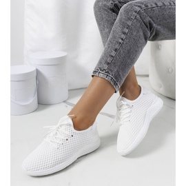 White sports sneakers from Amine 1