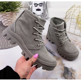 Gray Filippo W PAW325B leather sneakers grey 1