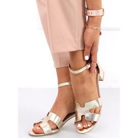 Nabila Gold high-heeled sandals golden 1