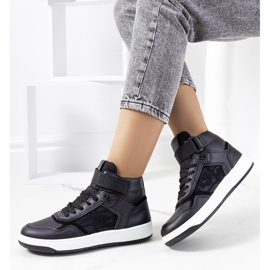 Black Jeanny ankle sneakers 1