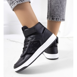 Black Jeanny ankle sneakers 2