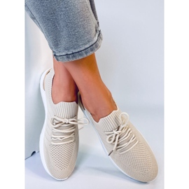 Bello Beige socks sports shoes 2 Bello Beige socks sports shoes 2