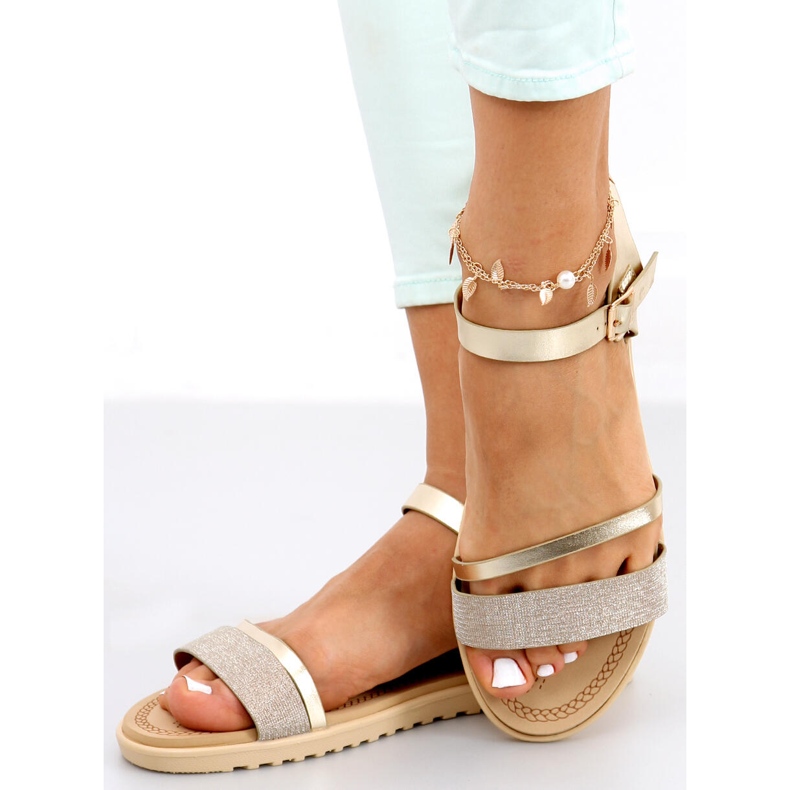Tenda Gold women's sandals golden 2
