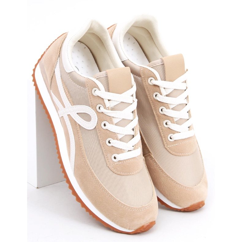 Coby Khaki trainers beige 1