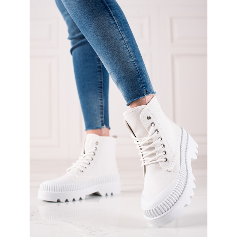 Melisa Fashionable Sneakers On The Platform white 1