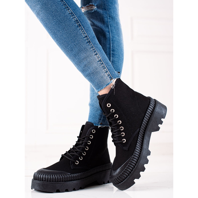 Melisa Fashionable Sneakers On The Platform black 1