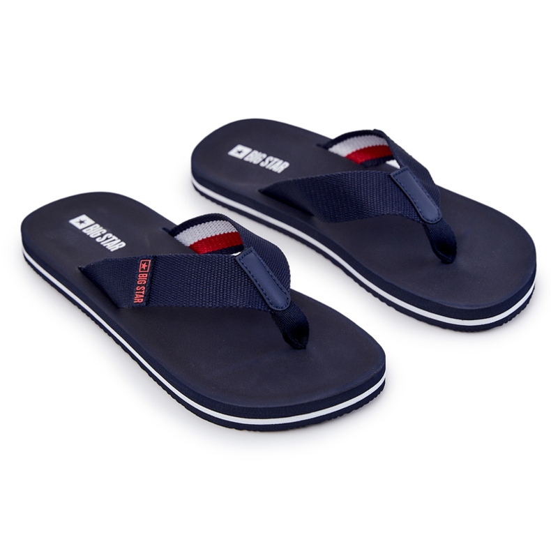 Men's flip-flops Big Star JJ174518 Navy blue 1 Men's flip-flops Big Star JJ174518 Navy blue 1