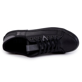Men's Leather Sneakers Big Star JJ174227 Black 1