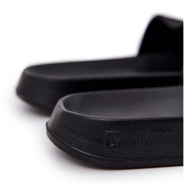 Men's flip -flops with the Big Star JJ174505 Black logo 1 Men's flip -flops with the Big Star JJ174505 Black logo 1