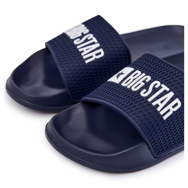 Men's Big Star JJ174507 Navy blue slippers 1