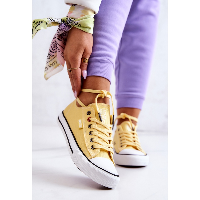 Women's Low Sneakers Big Star JJ274A002 Yellow 1 Women's Low Sneakers Big Star JJ274A002 Yellow 1