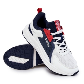 Men's sports shoes Sneakers Big Star JJ174399 White and Navy blue 7