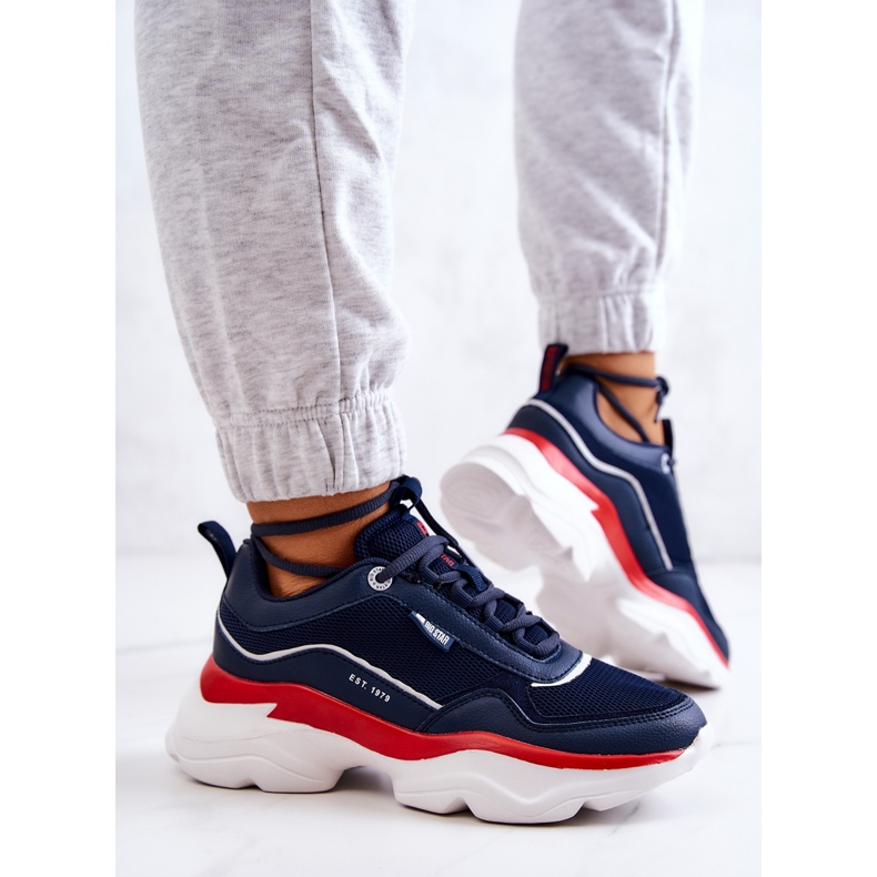 Women's sports shoes Big Star JJ274A117 Navy blue 2