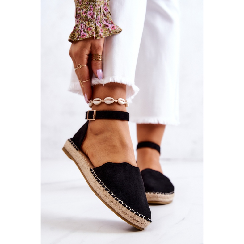 PE1 Women's Espadrilles With A Buckle Black Bonetti 1 PE1 Women's Espadrilles With A Buckle Black Bonetti 1