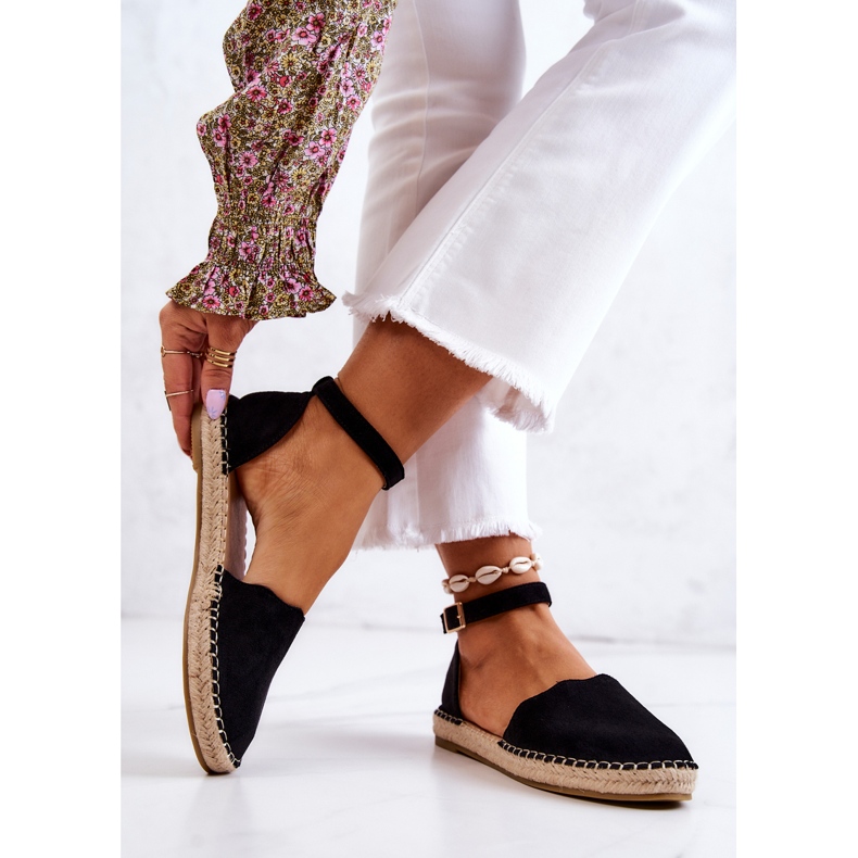 PE1 Women's Espadrilles With A Buckle Black Bonetti 2 PE1 Women's Espadrilles With A Buckle Black Bonetti 2