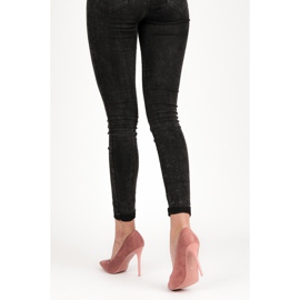 VICES Suede Heels pink 2