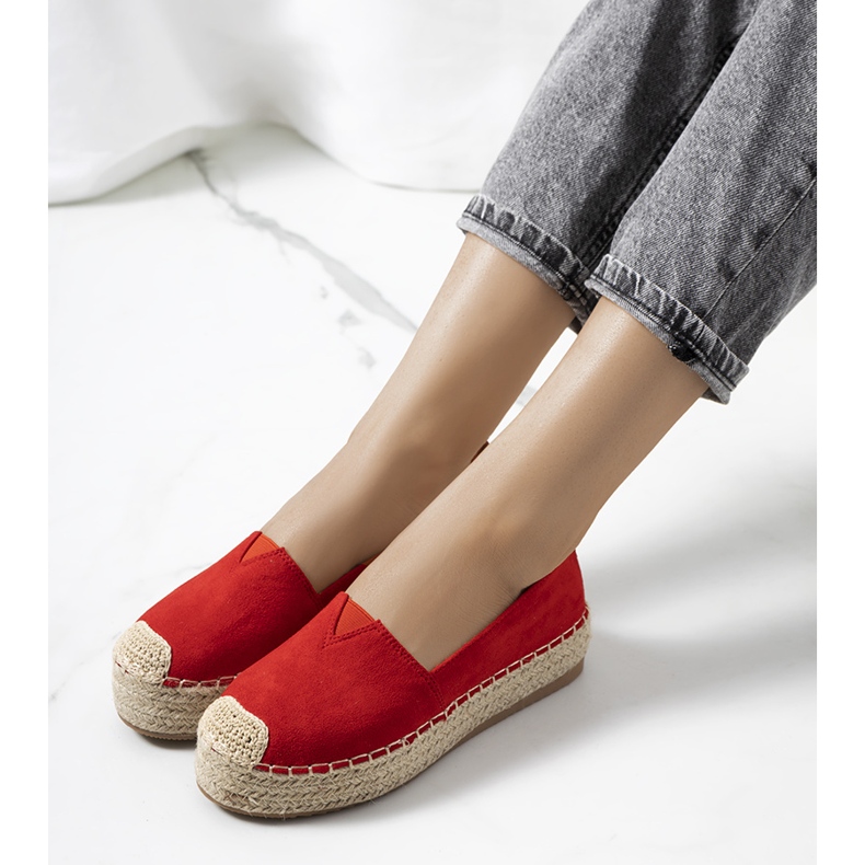 Rhianne women's red espadrilles 1
