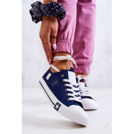 Classic Low Sneakers Big Star JJ274256 Navy Blue 1
