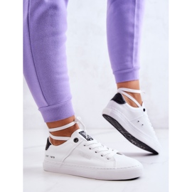Leather Sneakers Big Star JJ274211 White and Black 8