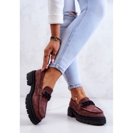 Loafers Suede Loafers La.Fi Brown Sapphira 2