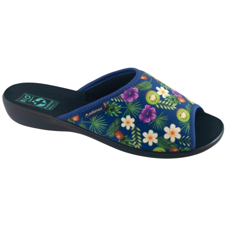 Slippers Slippers Kiwi Adanex DIK2 Tęg. G1 / 2 26061 Navy blue violet multicolored green 1