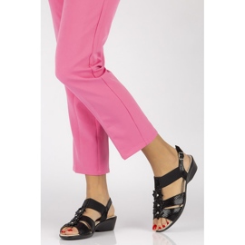 Filippo DS062 / 18 Bk black sandals 2