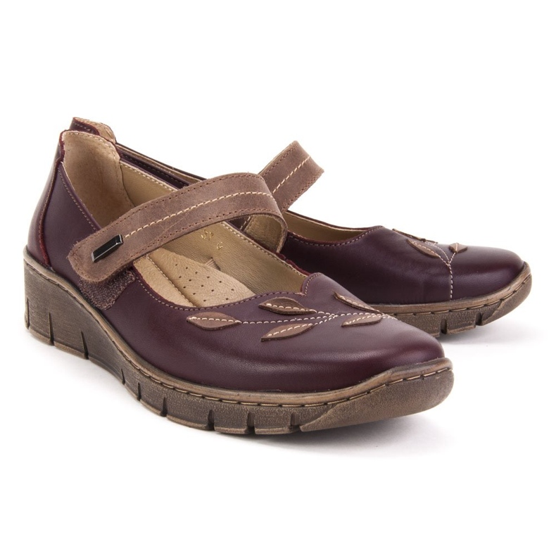 Filippo 341 shoes C. Cherry red 2