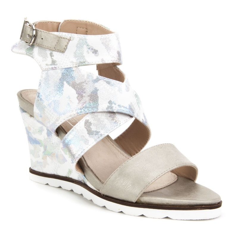 Filippo DS175 / 18 Sl silver sandals grey multicolored 2