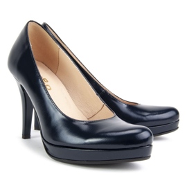 Filippo 747 Navy Blue Pumps 2