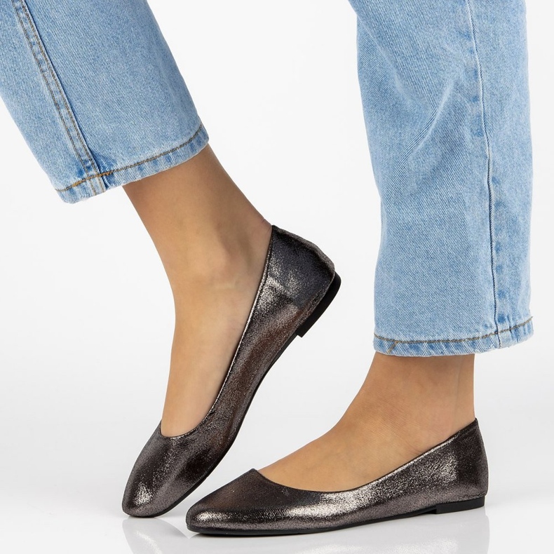 Filippo DP795 / 19 Gf ballerinas graphite grey 2