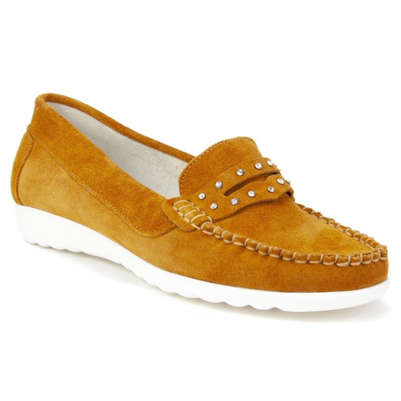 Loafers Filippo 10092 W. Mustard yellow 1