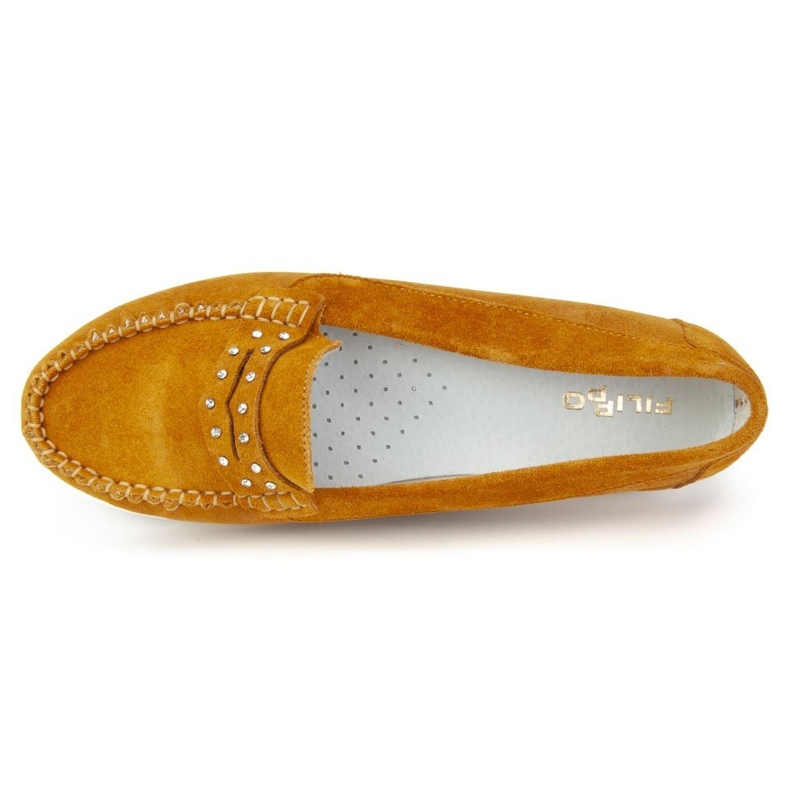 Loafers Filippo 10092 W. Mustard yellow 2