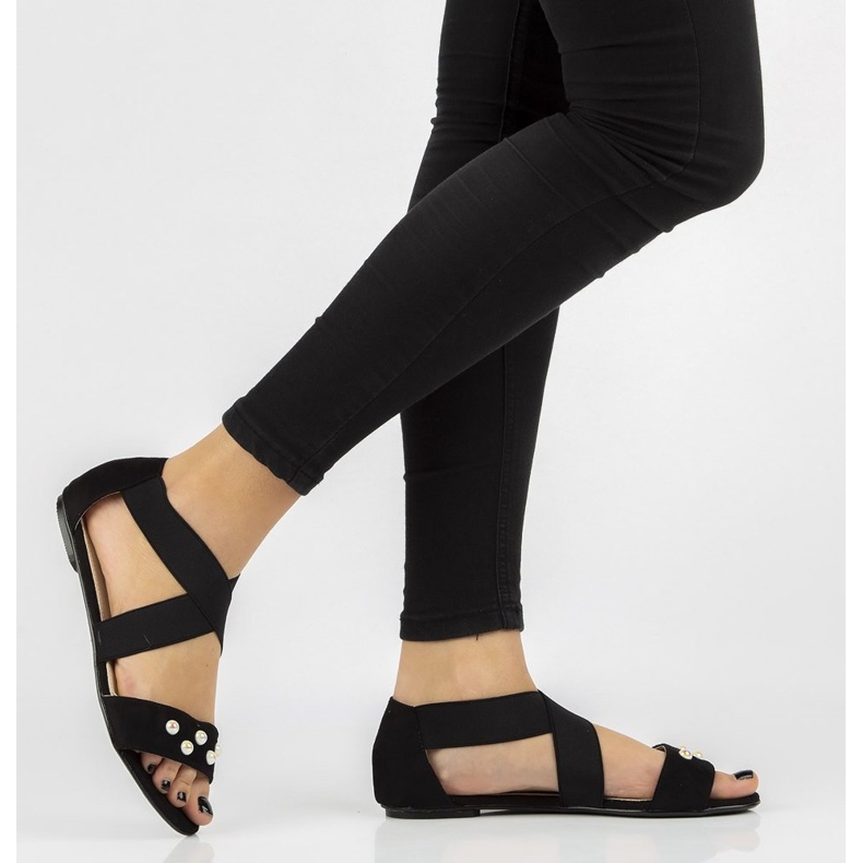Filippo DS779 / 19 Bk black sandals 2