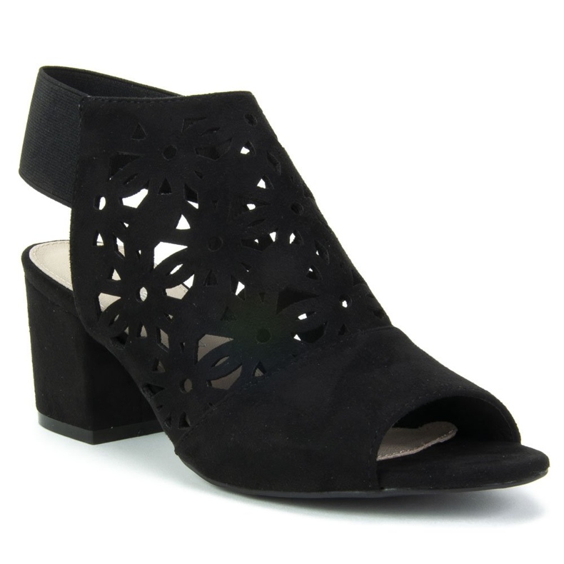 Filippo DS771 / 19 Bk Black sandals 1