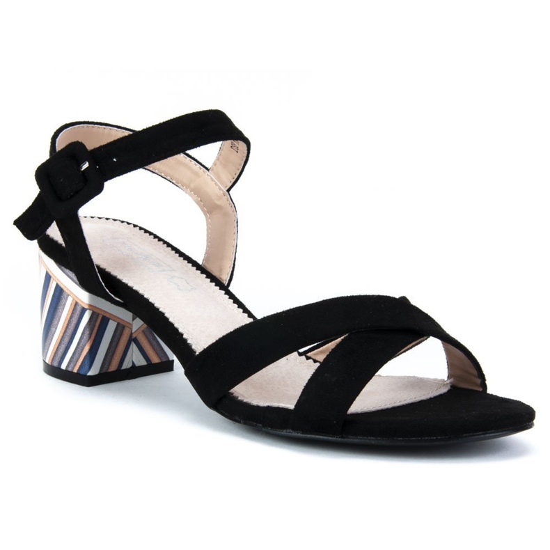 Filippo DS818 / 19 Bk Black sandals 1 Filippo DS818 / 19 Bk Black sandals 1