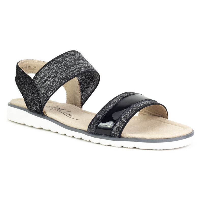 Leather sandals Filippo DS755 / 19 Bk black 1